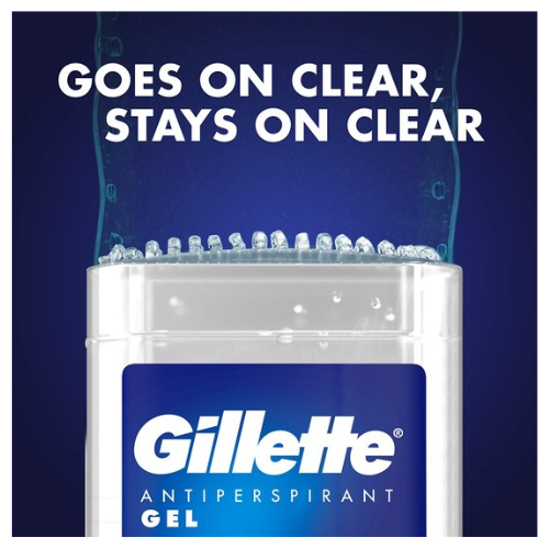 Gillette Cool Wave Anti Perspirant 48H - Clear Gel Deodorant -voordeelverpakking - 6 x 70 ml