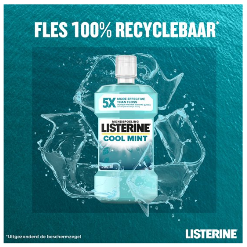 Listerine Coolmint - Mondwater - Voordeelverpakking- 6 x 500ml