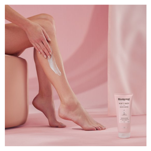 Biodermal Soft Skin Bodycrème - Verbetert de natuurlijke zachtheid van jouw huid - 200ml