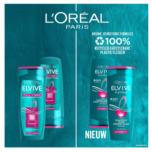 L’Oréal Paris Elvive Full Fiber Conditioner - voordeelverpakking - 6 x 200 ml