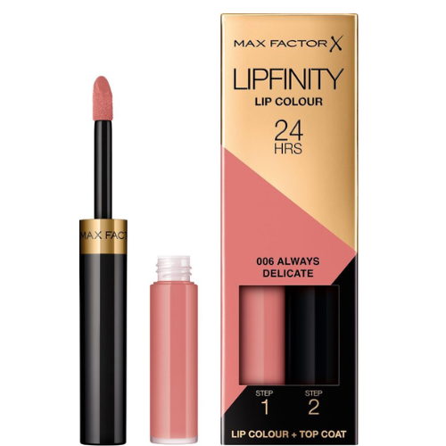 Max Factor Lipfinity Lip Colour Lippenstift - 006 Always Delicate