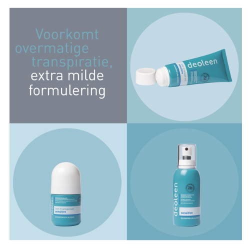 Deoleen deocreme sensitive- voordeelverpakking - 3 x 50 ml