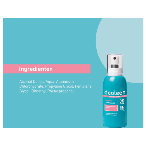 Deoleen Deodorant Spray 75 ml Regular Pomp - Voordeelverpakking - 4stuks