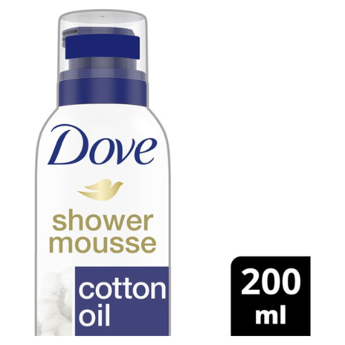 Dove Shower Foam Deeply Nourishing Cotton Oil 200 ml