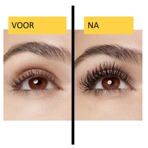 Maybelline New York - Volum' Express Colossal Waterproof Mascara - Glam Black - Volume Mascara Verrijkt met Collageen voor Direct Kolossaal Volume - 10,7 ml