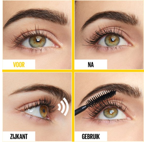 Maybelline New York - Colossal Curl Bounce Mascara - Very Black - Waterproof, Mega Volume Mascara - 10 ml