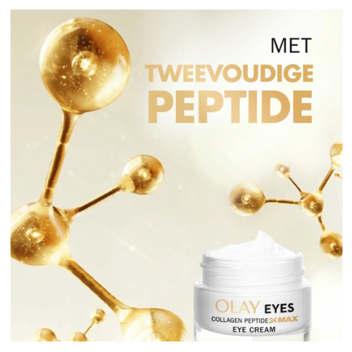 Olay Collageenpeptide 24 Max - Oogcrème - Met Collageenpeptide & Niacinamide -Parfumvrij - 15ml