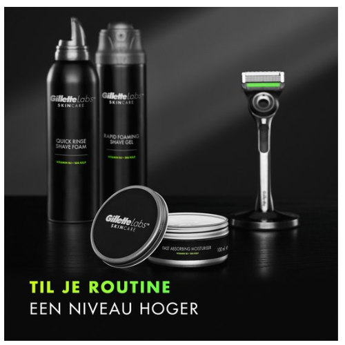 GilletteLabs Snel Absorberende Hydraterende Crème Van Gillette - Ultra-lichtgewicht - 100ml