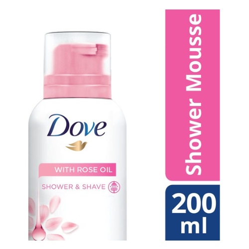 Dove Rose Oil - 200 ml - Shower Foam