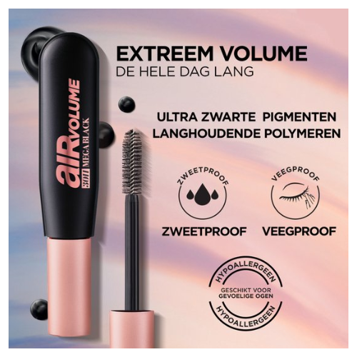 L'Oréal Paris Air Volume 30H Mega Black Mascara - 9,4ml