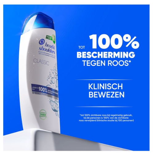 Head & Shoulders Classic - Anti-roos Shampoo - Fris Gevoel Voor Dagelijks Gebruik - Voordeelverpakking 6 x 400 ml