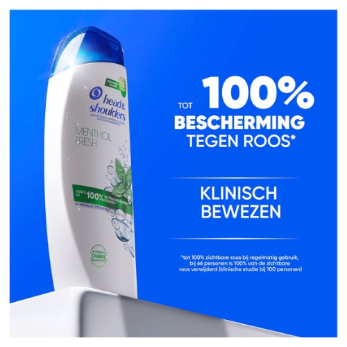 Head & Shoulders Menthol Fresh - Anti-Roos Shampoo - Dagelijks Gebruik - Fris Gevoel - 400ml