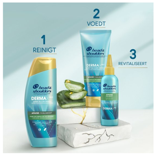 DERMAxPRO by Head & Shoulders - Kalmeert - Anti-roos Shampoo - Droge/Jeukende Hoofdhuid - Voordeelverpakking 6 x 400 ml