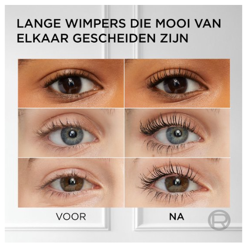 L’Oréal Paris Telescopic Mascara - Lengte mascara voor zichtbaar langere wimpers - Volume zonder klontjes - Zwart - 8ml voordeelverpakking - 3 Stuks