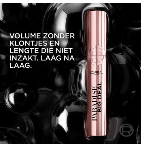 L’Oréal Paris Lash Paradise Big Deal Mascara - Opbouwbare volume en lengte - Zijdezachte applicatie zonder klontjes - Zwart - voordeelverpakking - 3 Stuks