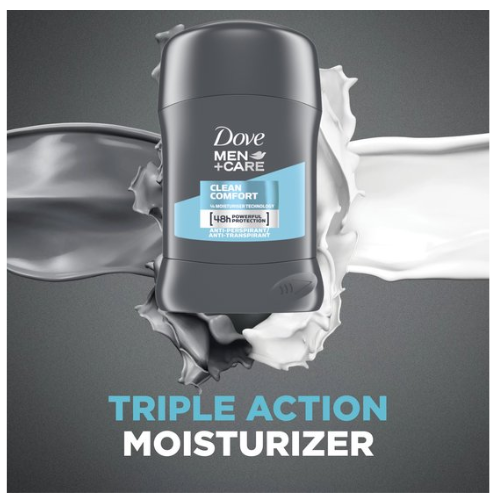 Dove Men Care Clean Comfort Deodorant Man - Deo Stick Man - 48h Frisse en Verzorgde Oksels - 3 x 50 ml