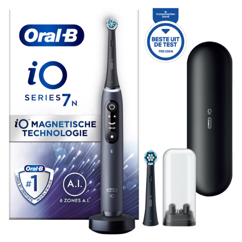 Oral-B iO 7N - Elektrische Tandenborstel - Zwart