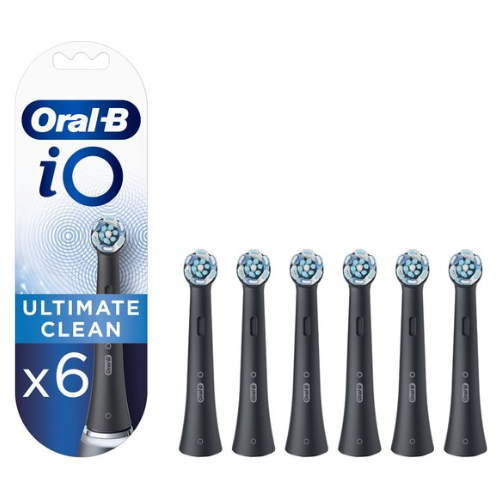 Oral-B Opzetborstels iO Ultimate Clean Zwart 6 stuks