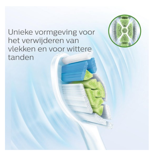 Philips Sonicare W2 Optimal White - Opzetborstels - 4 stuks - Zwart - HX6064/11