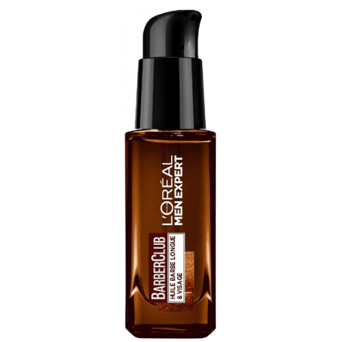 L'Oréal Paris Men Expert BarberClub Beard Oil - For Long Beard and Skin - 6 x 30 ml - Multipack