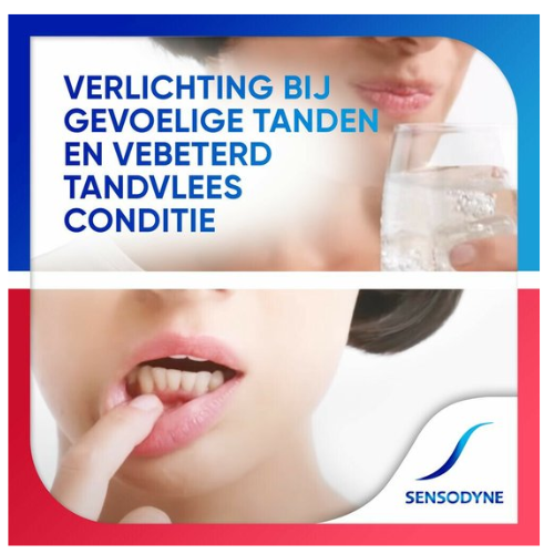 Sensodyne Toothpaste Sensitivity & Gum Whitening - 3 x 75 ml