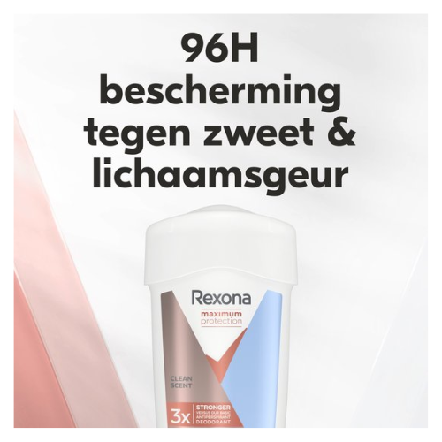 Rexona Women Maximum Protection Anti-Perspirant Deodorant Stick - Clean Scent - 6 x 45 ml - Value Pack