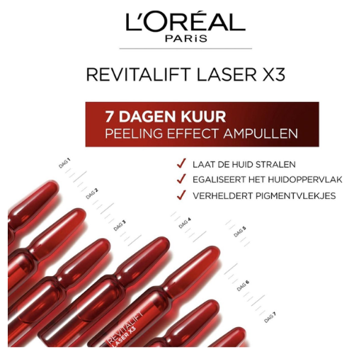 REVITALIFT Laser X3 Ampoules Effet Peeling Cure 7 Days
