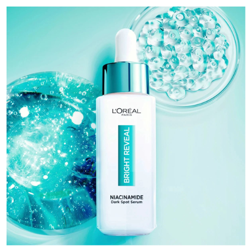 L'Oréal Paris Revitalift Bright Reveal Niacinamide Serum - Enriched with Melasyl - Against Pigment Spots & Dull Skin - 30 ml