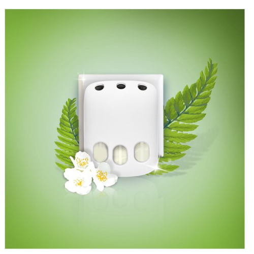 Ambi Pur Electric Air Freshener 3Volution Starter Kit + Refill Morning Dew
