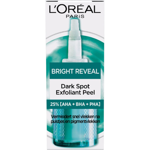L'Oréal Paris Bright Reveal Exfoliant Peeling - Evening effect - fast action on all types of pigment spots - 25 ml