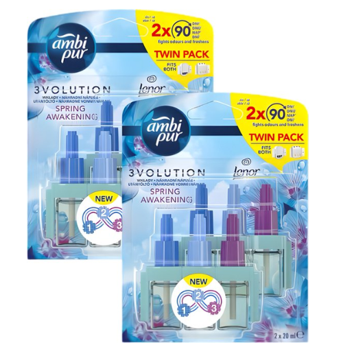 Ambi Pur - Air freshener - Refill - 3Volution Spring Awakening - 4 pieces