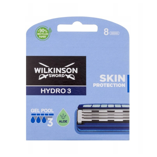 Wilkinson Sword Hydro 3 Scheermesjes Skin Protection -  8 stuks