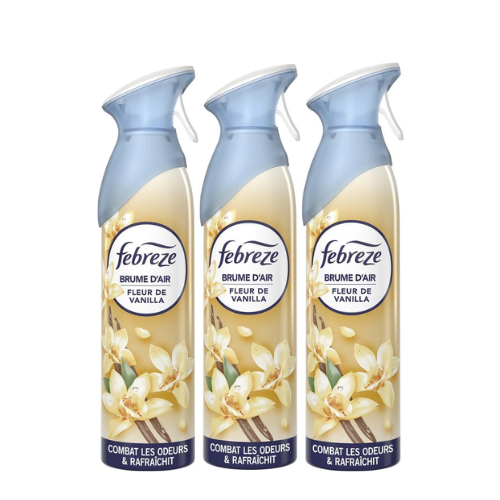 Ambi pur - Febreze Air mist - fleur de vanille Luchtverfrisser - Voordeelverpakking  3x185ml
