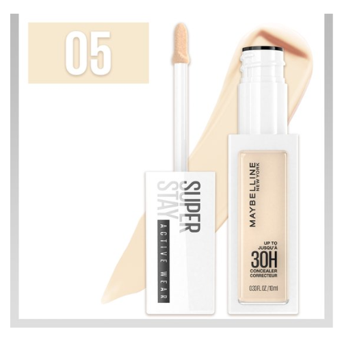 Maybelline New York - SuperStay 30H Active Wear Concealer - 05 Ivory - Langhoudende, Volledig Dekkende Concealer met Matte Finish - 10 ml