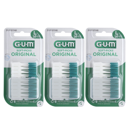 GUM Soft-Picks Original Large - voordeelverpakking - 3 x  50 stuks