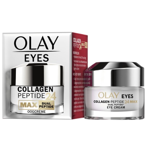 Olay Collageenpeptide 24 Max - Oogcrème - Met Collageenpeptide & Niacinamide -Parfumvrij - 15ml