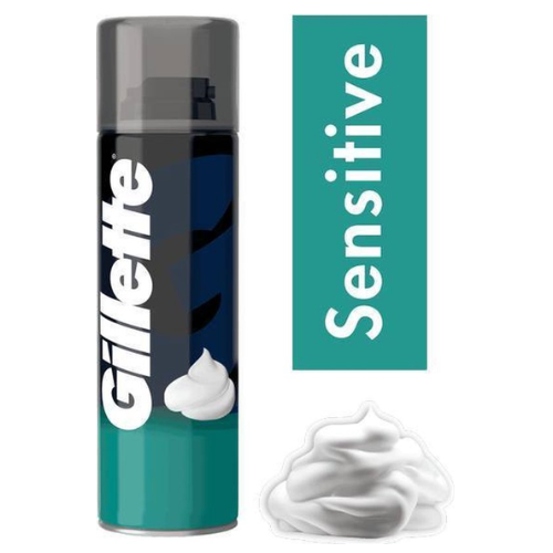 Gillette - Scheerschuim - Gevoelige Huid - 6 x 200ml