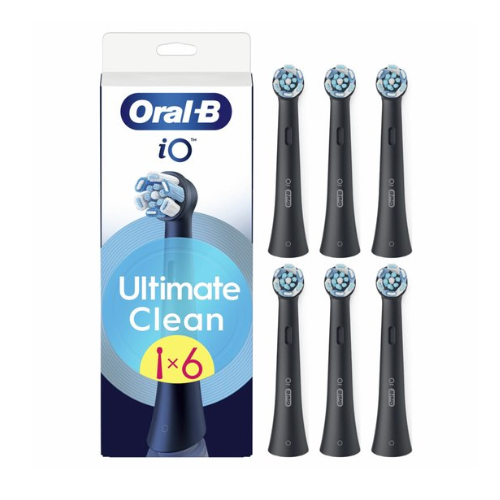Oral-B Opzetborstels iO Ultimate Clean Zwart 6 stuks