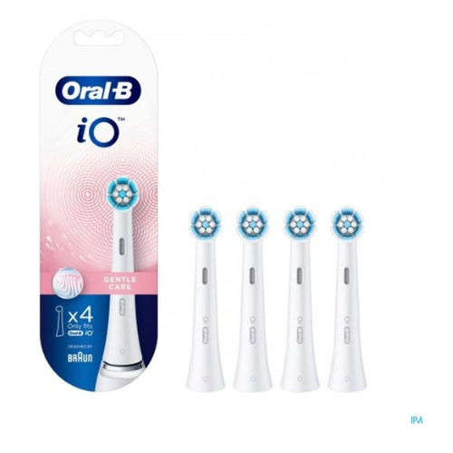Oral-B IO Gentl-e Buis Care Opzetborstels - Wit - 4 Stuks