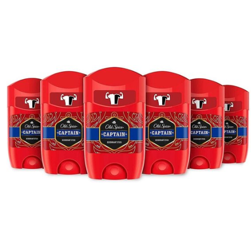 Old Spice Deodorante Stick Captain (6 x 50 ml)