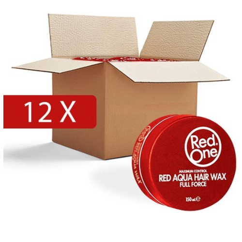 Red one Red Hair Wax Red Aqua - value pack 12 pieces