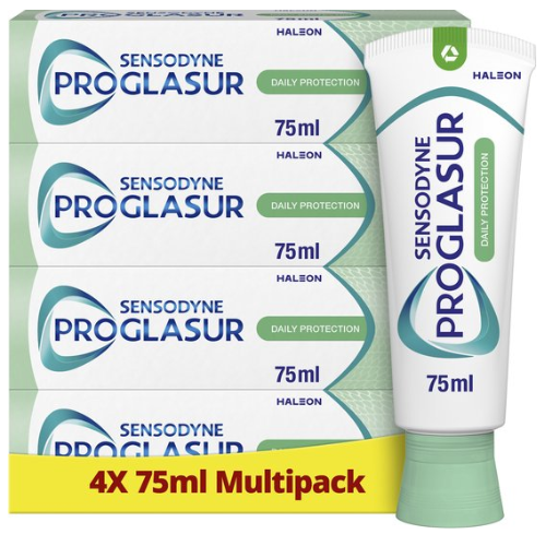Sensodyne - Toothpaste - Pro Glasur - Daily Protection - 4 x 75ml