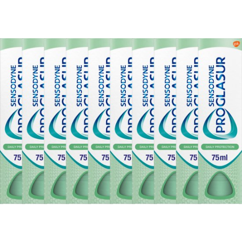 Sensodyne - Toothpaste - Pro Glasur - Daily Protection - 12x 75ml