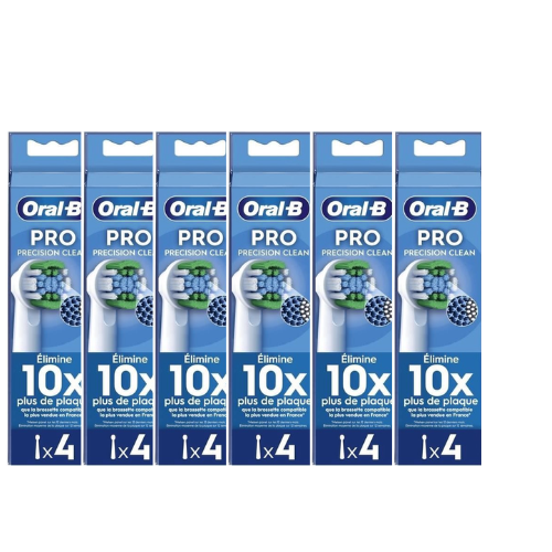 Oral B Opzetborstels 24 stuks Eb20-4 Precision Clean Voordeelverpakking