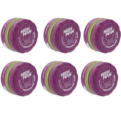 Nishman 04 Hair Styling Wax Ruby 6 pieces