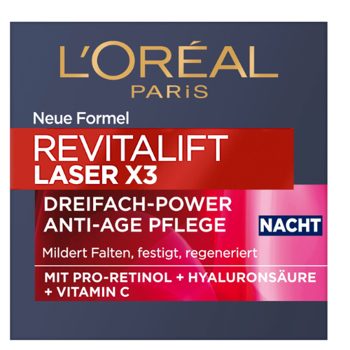 L'ORÉAL PARIS Night Cream Revitalift Laser X3, 50 ml