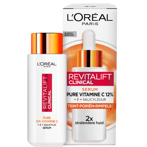 L'Oréal Paris Revitalift Clinical Pure Vitamin C 12% Serum - Formulated with Vitamin E and Salicylic Acid - 30ml