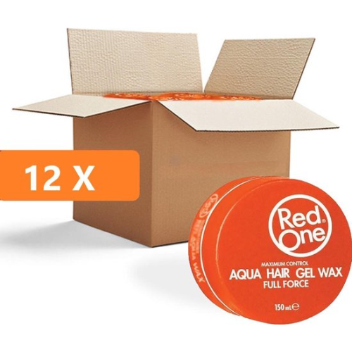 Red one Orange Hair Wax Orange Aqua - value pack 12 pieces