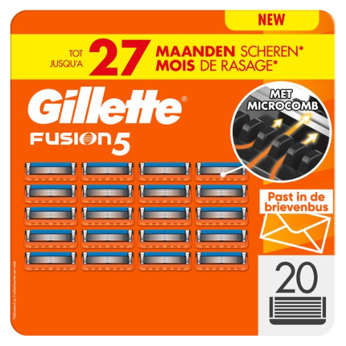 Gillette Fusion5 Razor Blades for Men - Pack of 20