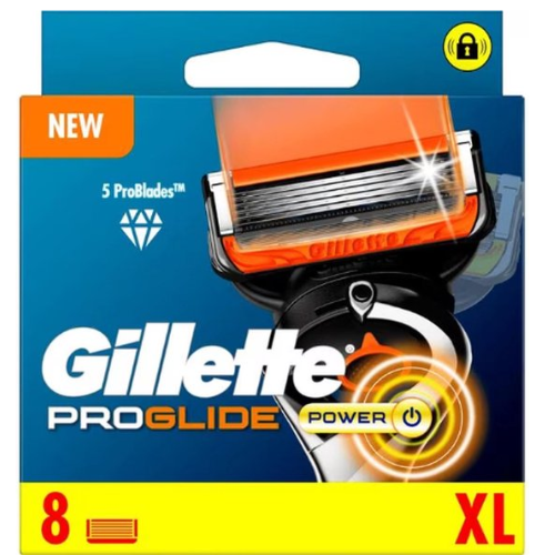 Gillette ProGlide power razor blades - 8 pieces